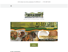 Tablet Screenshot of mobaygrill.com